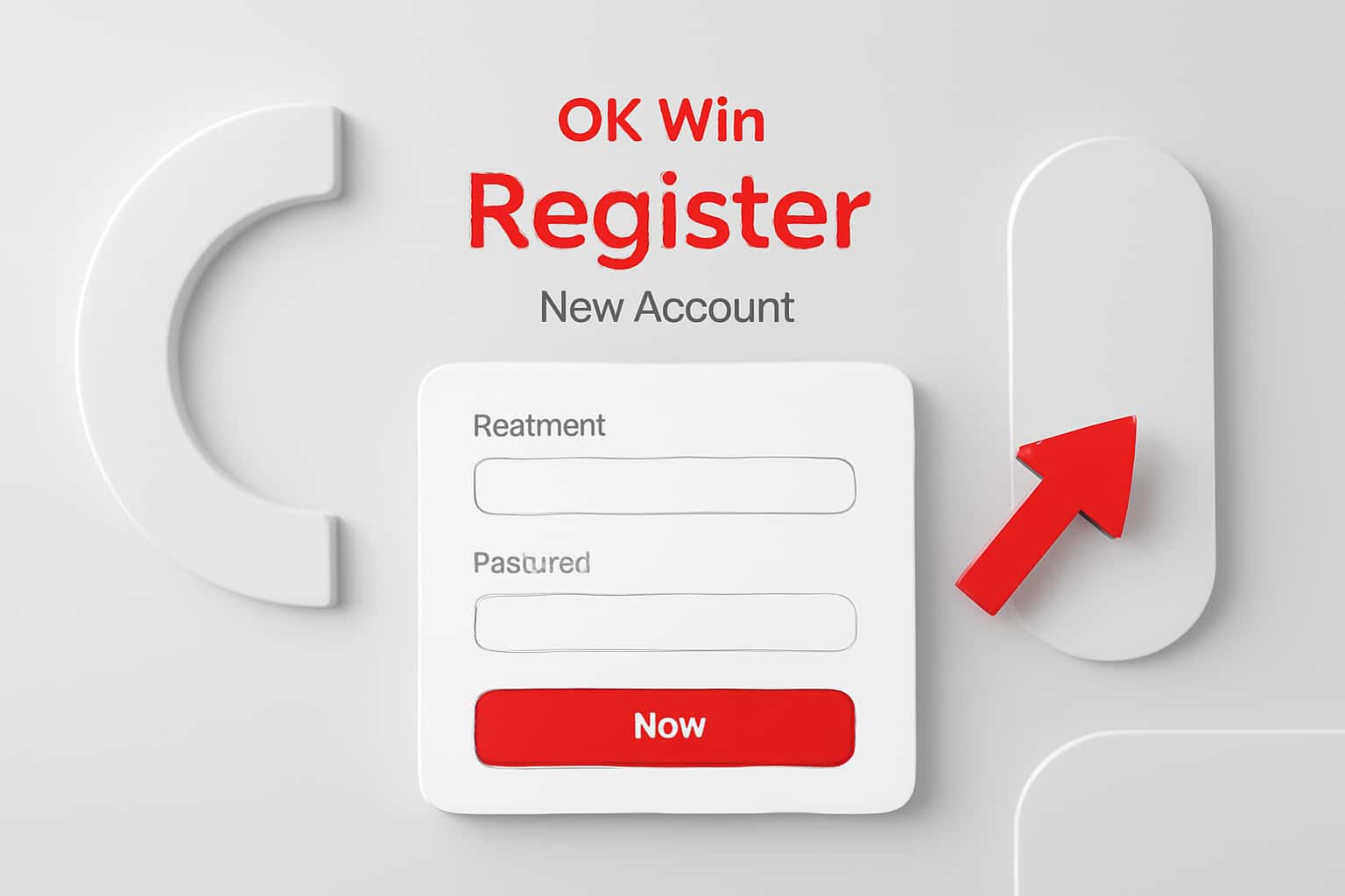 OK Win Register - New Account Interface