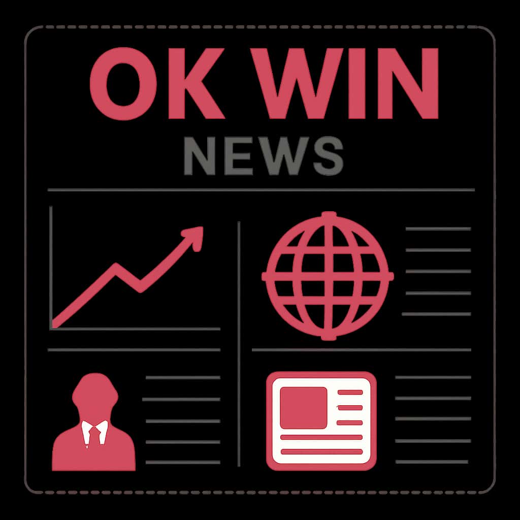 An educational diagram outlining the updates provided by OK Win News.