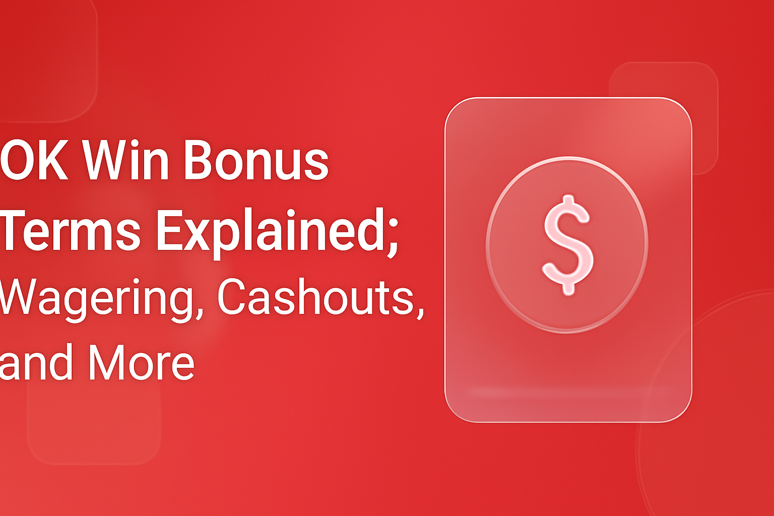 A professional illustration showing the title 'Guide to Secure OK Win Account' in a high-tech stylized format.