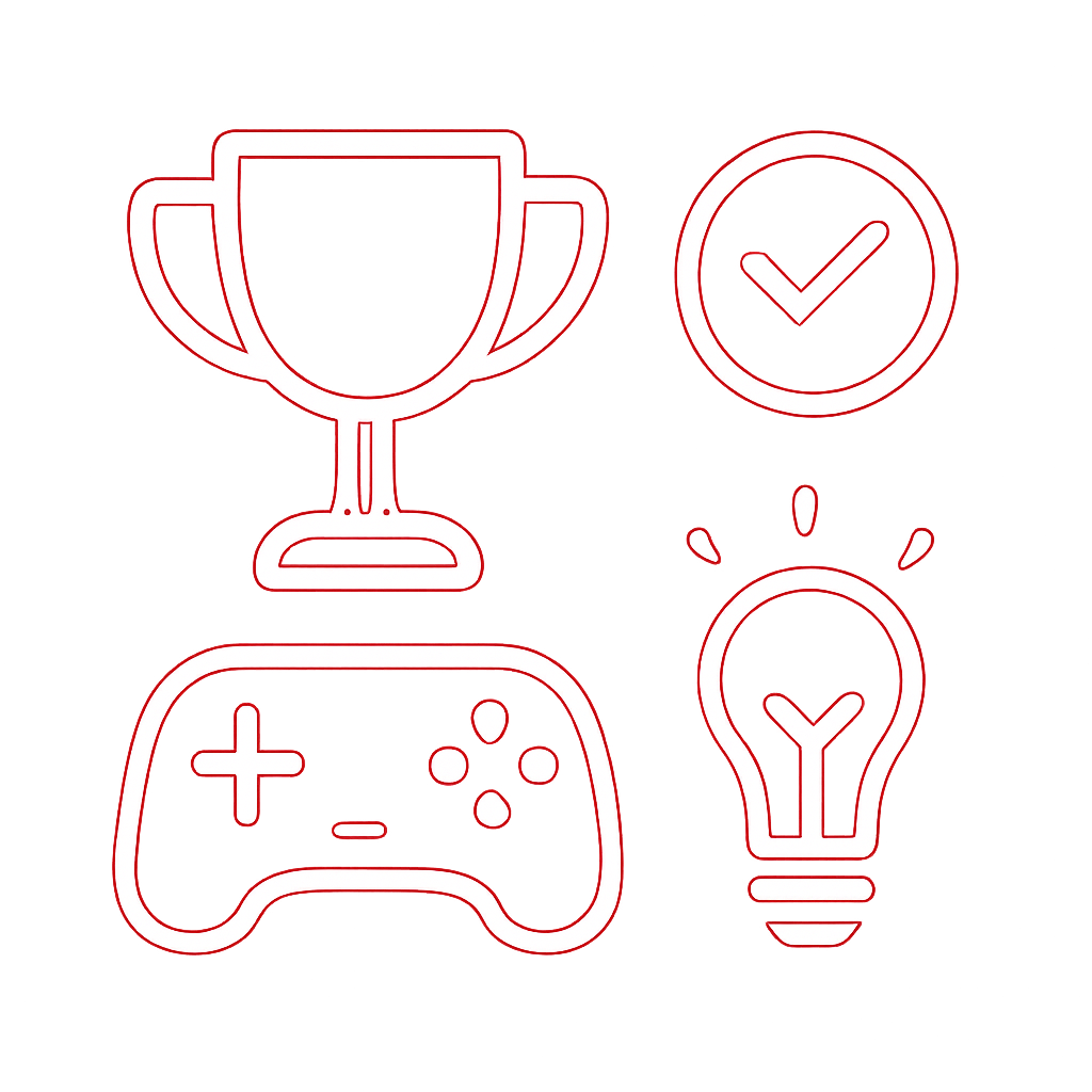 A simple badge design with 'OK Win' text, focused on security.