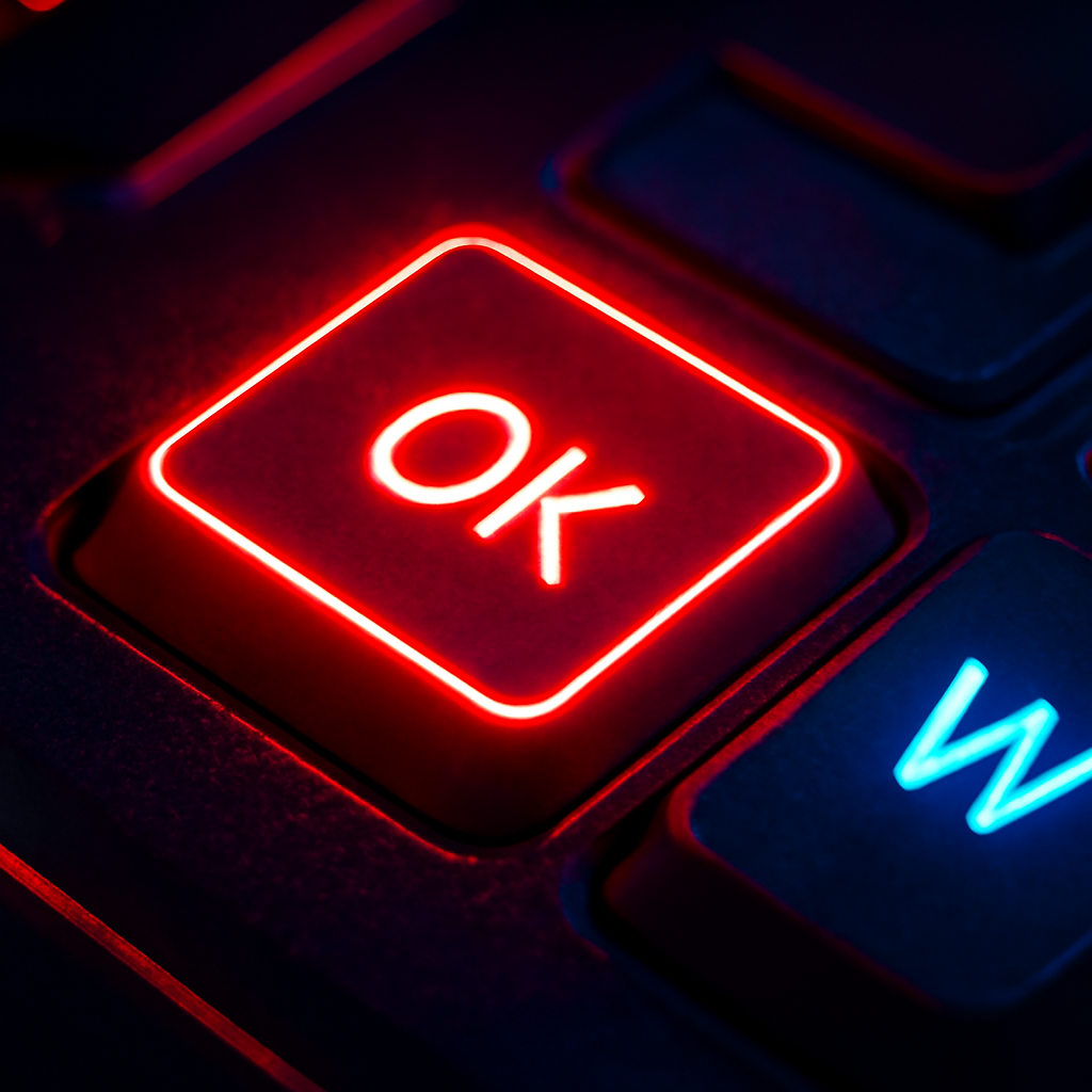 A badge representing OK Win Tiers information.