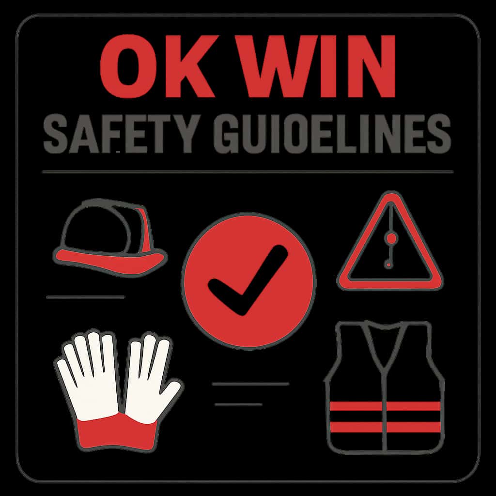 Illustration related to OK Win Safety Guidelines.