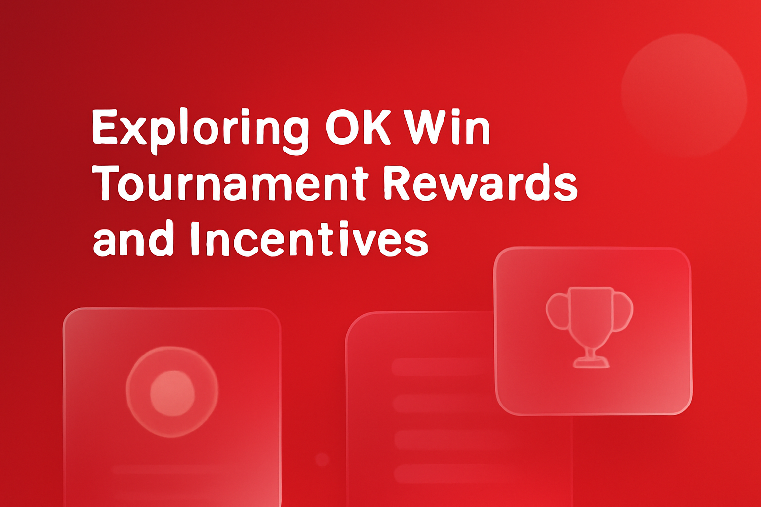 A professional illustration showing the title 'Guide to Secure OK Win Account' in a high-tech stylized format.