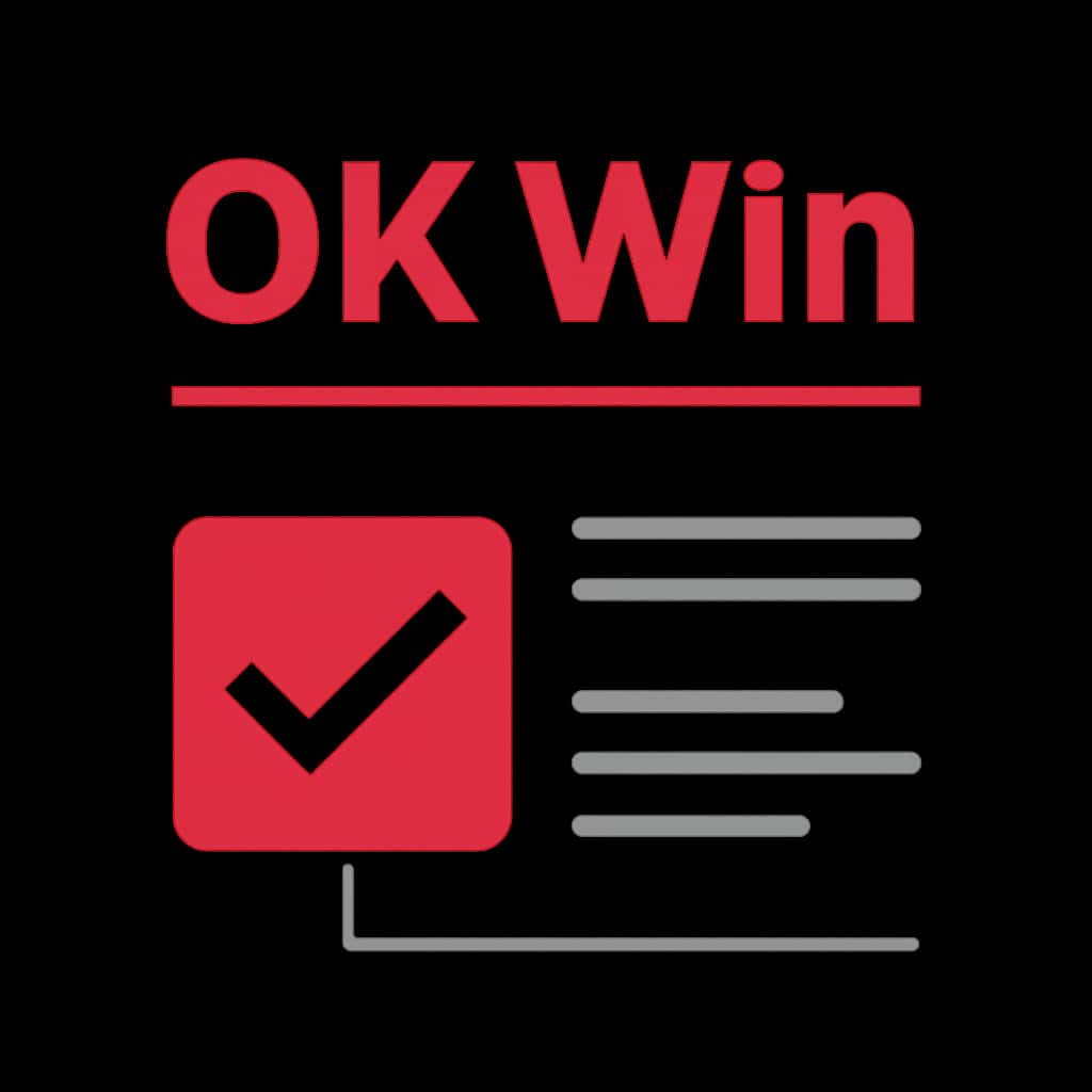 Diagram explaining OK Win Status updates and codes.