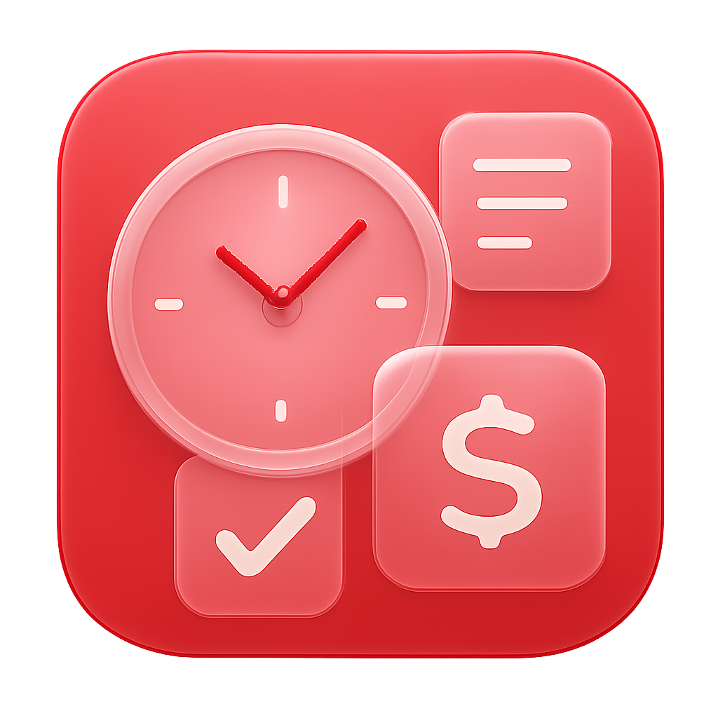 A simple badge design with 'OK Win' text, focused on security.